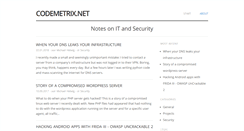 Desktop Screenshot of codemetrix.net